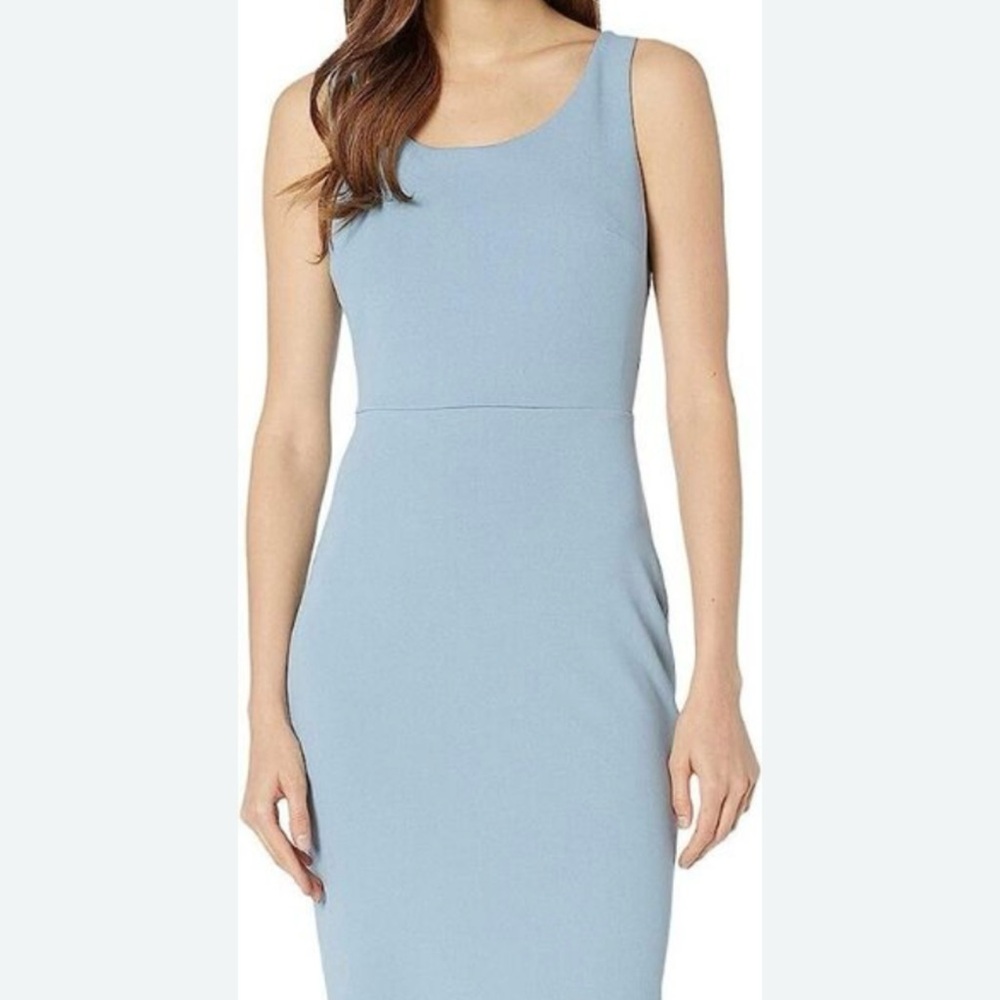 Betsy Johnson Blue Grey Sheath Dress